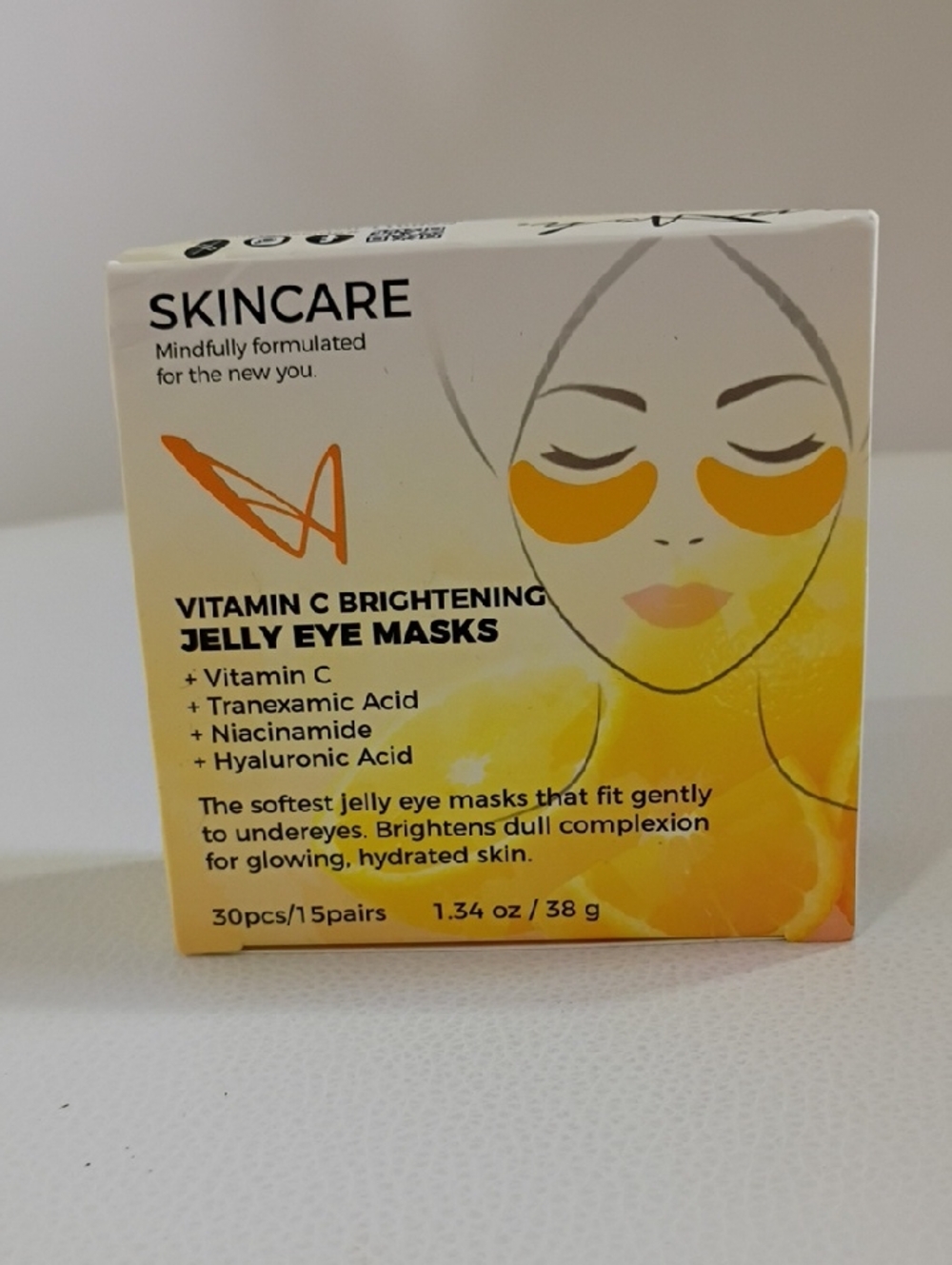 Vitamin C Brightening Jelly Eye Masks — Yellow